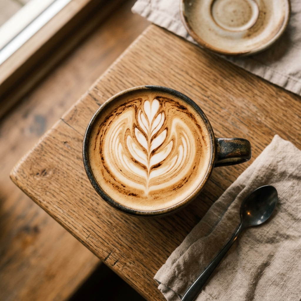 Signature latte art